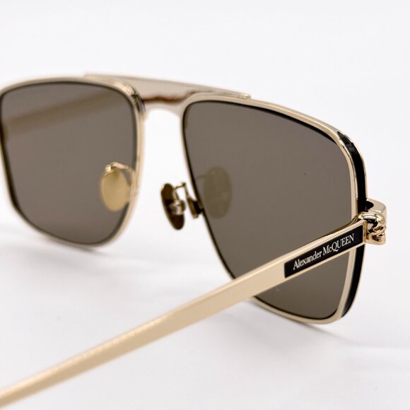 NEW AM0200S 002 ALEXANDER MCQUEEN SUNGLASSES AM0200S